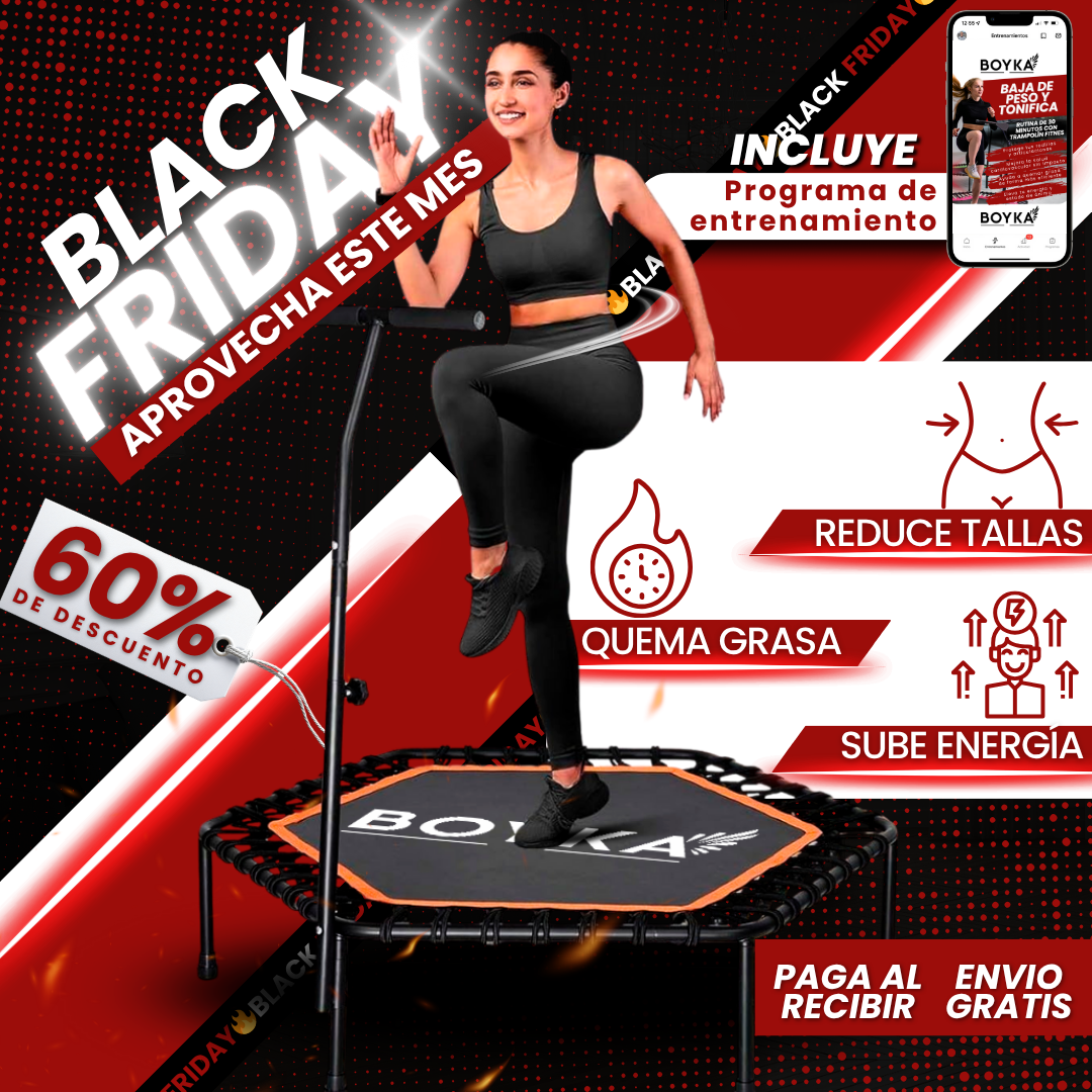APROVECHA EL BLACK FRIDAY Y QUEMA GRASA | TRAMPOLIN FITNESS